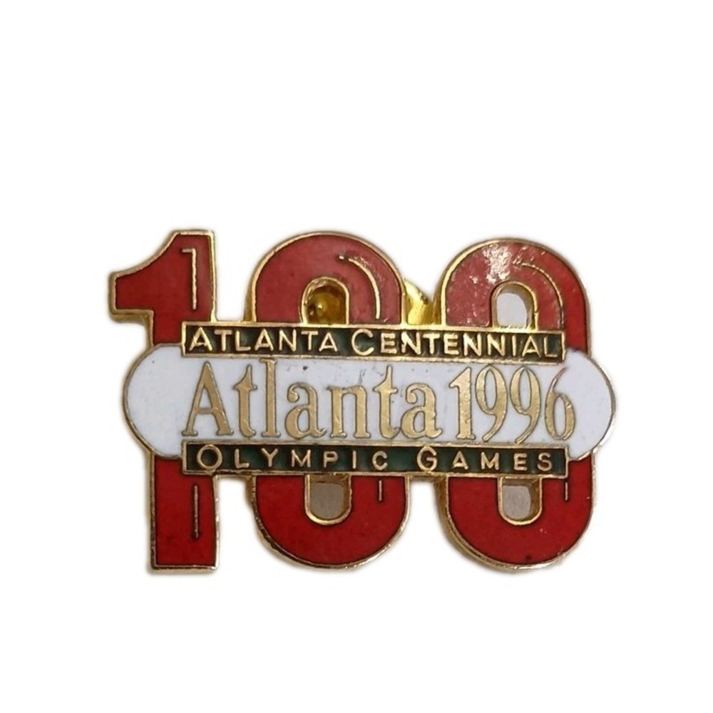 Vintage 1996 Atlanta Centennial Olympics Games Enamel Lapel Pin Pinback Tie Tac